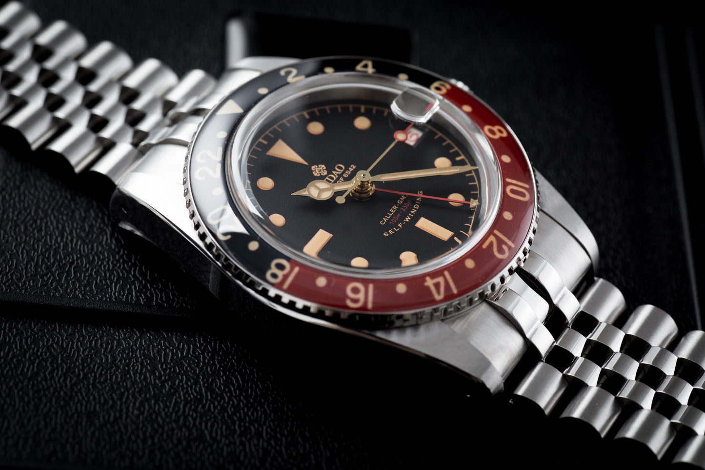 IXDAO 6542 Vintage 38MM NH34 GMT 904L Automatic Dive Watch