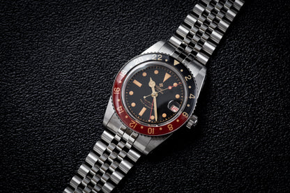IXDAO 6542 Vintage 38MM NH34 GMT 904L Automatic Dive Watch
