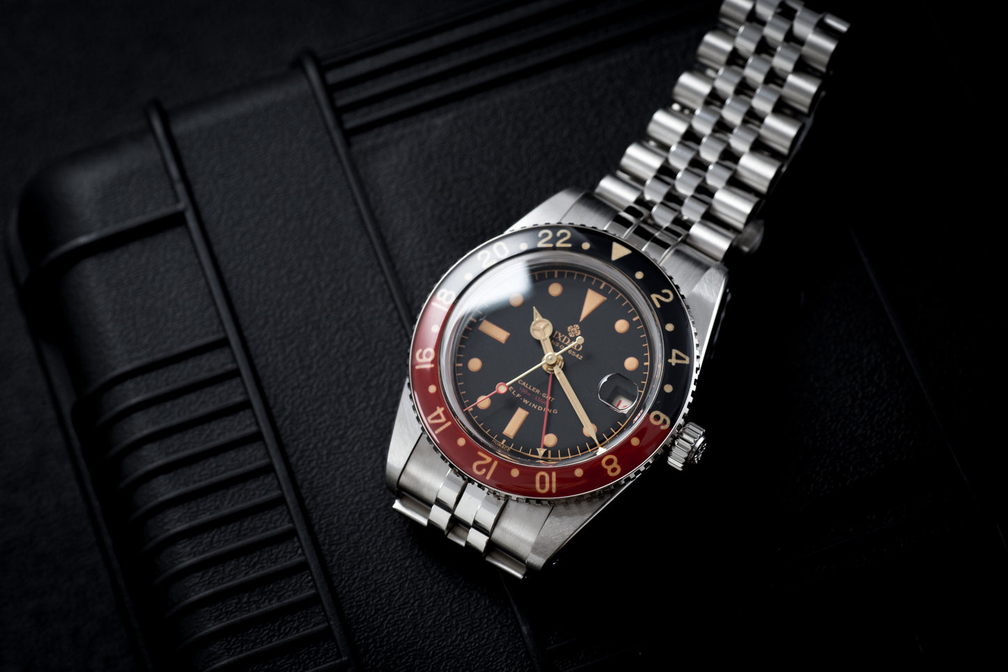 IXDAO 6542 Vintage 38MM NH34 GMT 904L Automatic Dive Watch