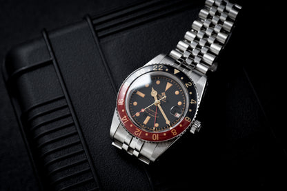 IXDAO 6542 Vintage 38MM NH34 GMT 904L Automatic Dive Watch
