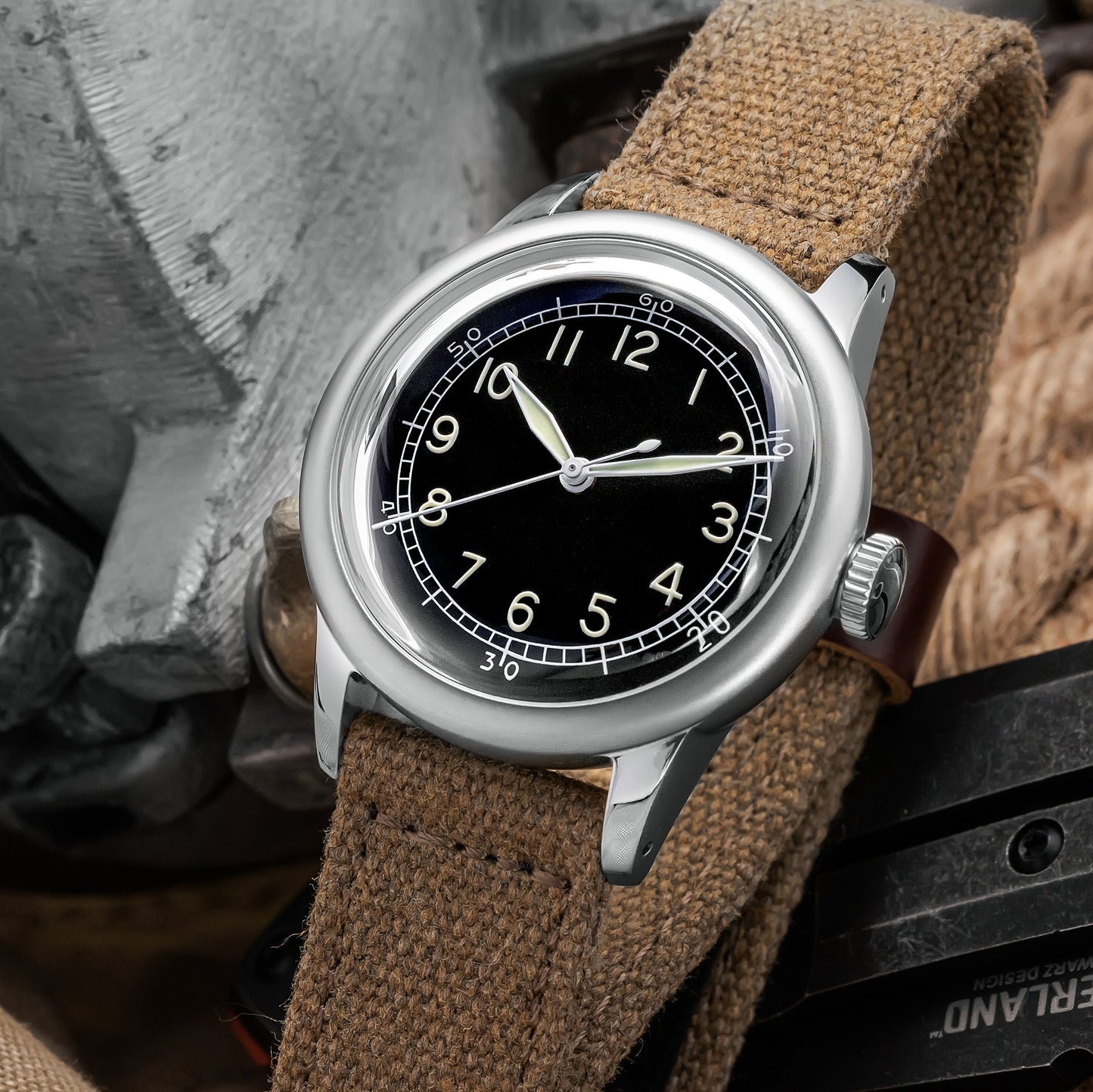 THORN A11 36mm Stainless steel Retro Military Watch