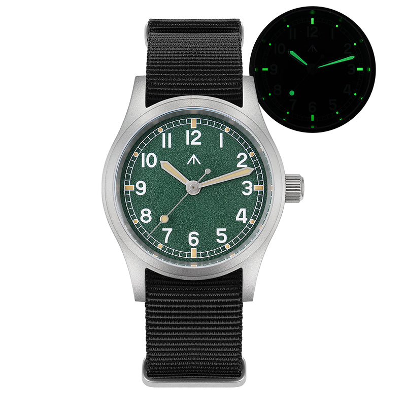 Militado 38mm Stainless Steel Military Watch Ml12