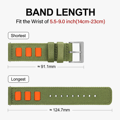 Fast release fashion nylon fabric strap