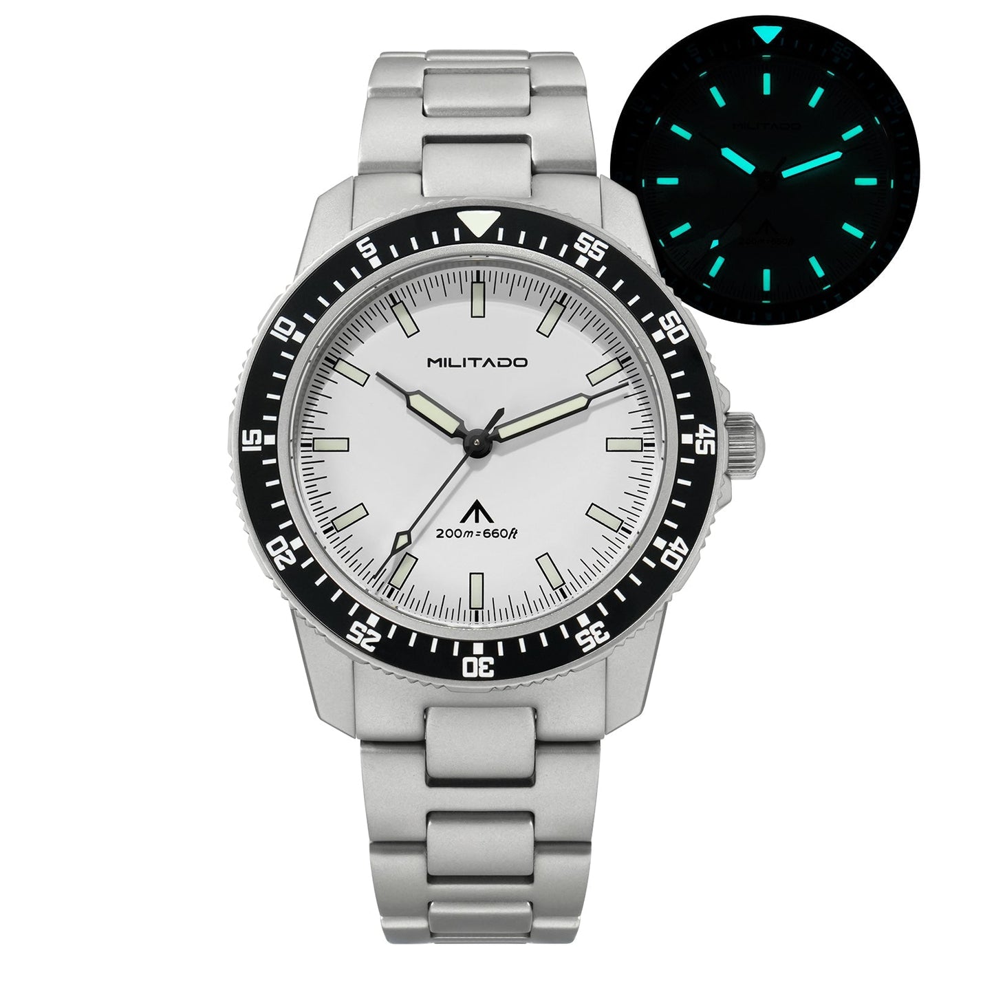 Militado 39.5mm Men Watch VH31 Sweeping Movt ML25