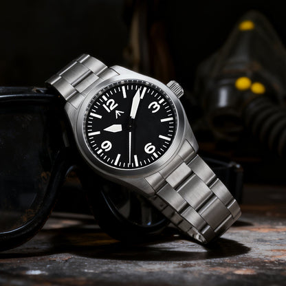 Militado 38mm Military Watch Vintage Field Watch 369 Dial Ml08