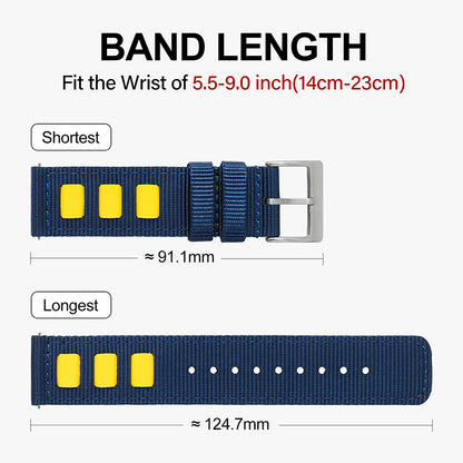 Fast release fashion nylon fabric strap