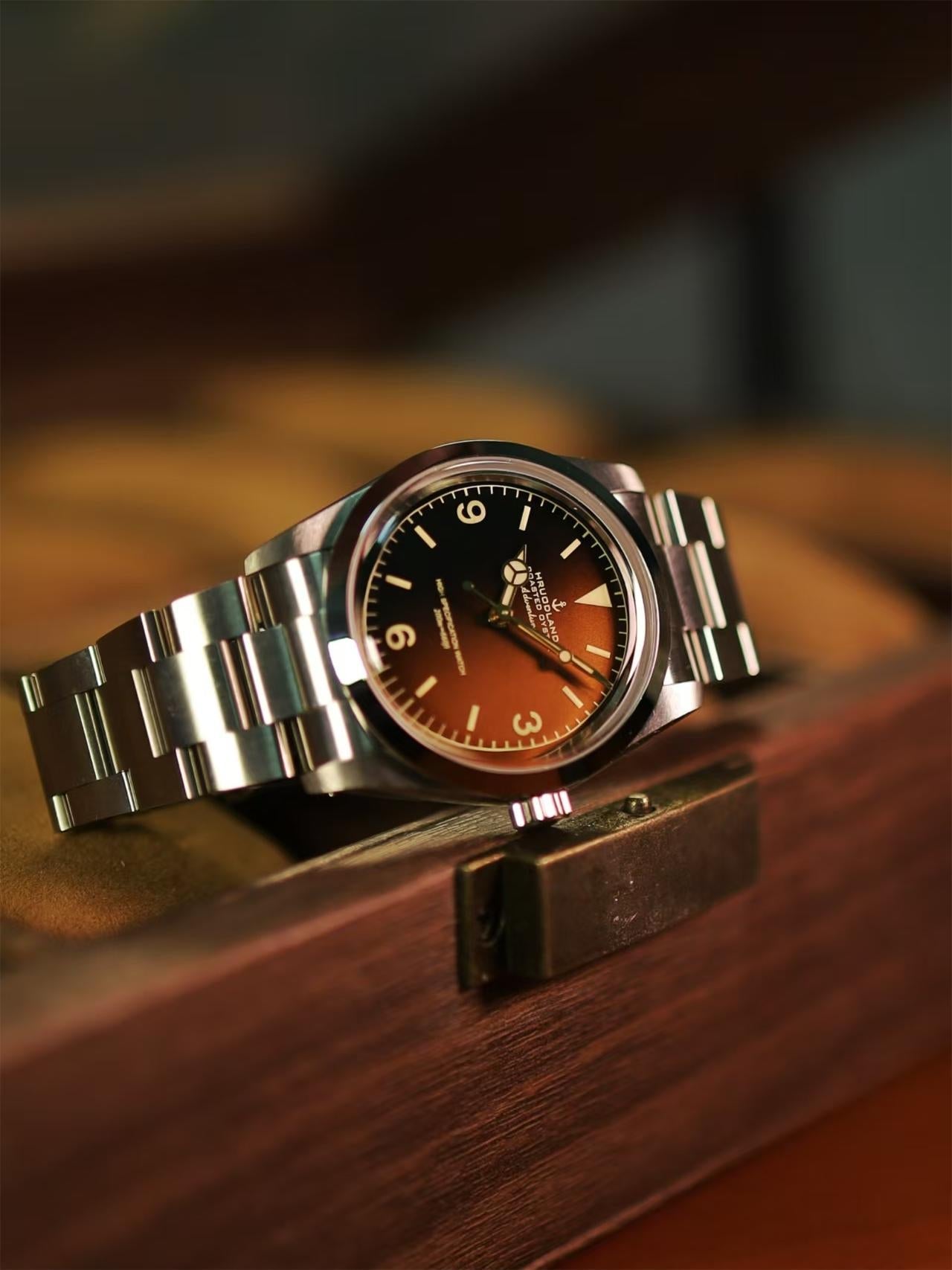 Hruodland 36mm NH38 Vintage Men Watch F029