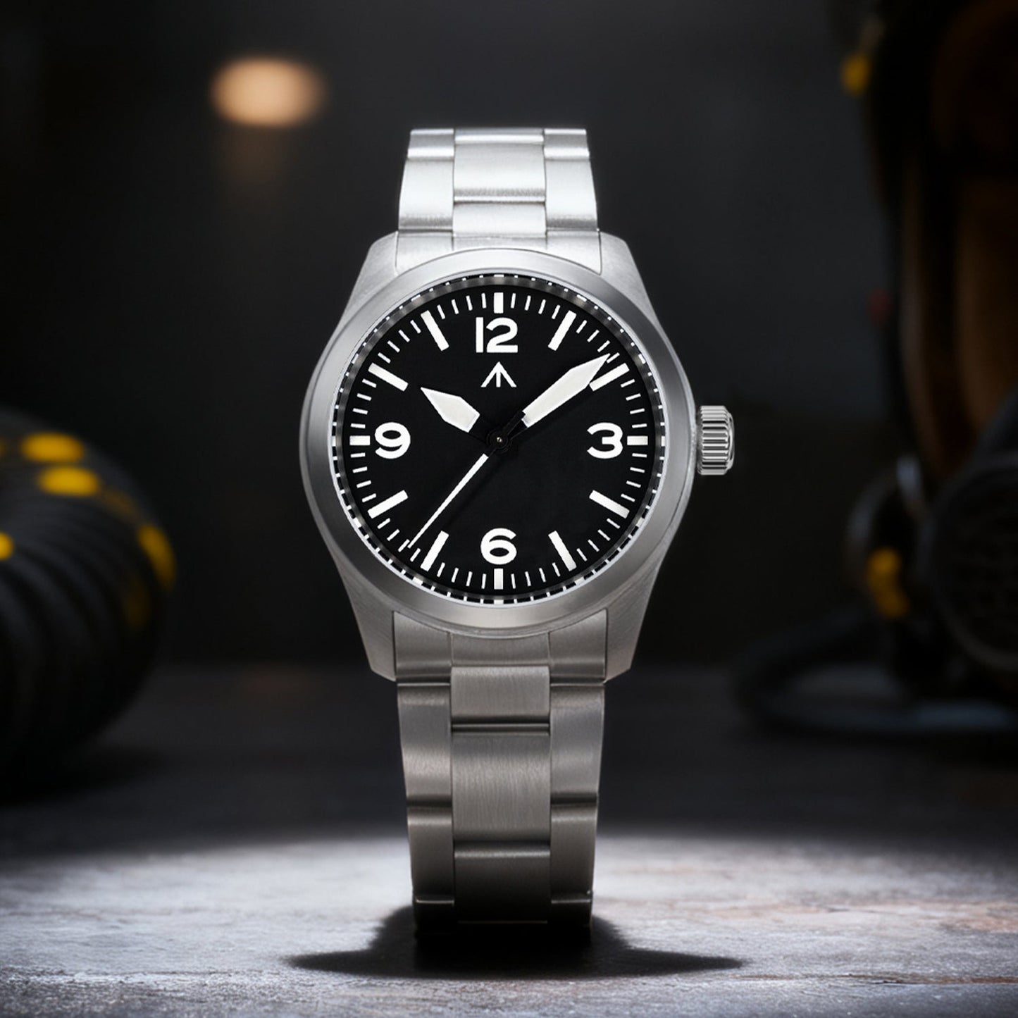 Militado 38mm Military Watch Vintage Field Watch 369 Dial Ml08