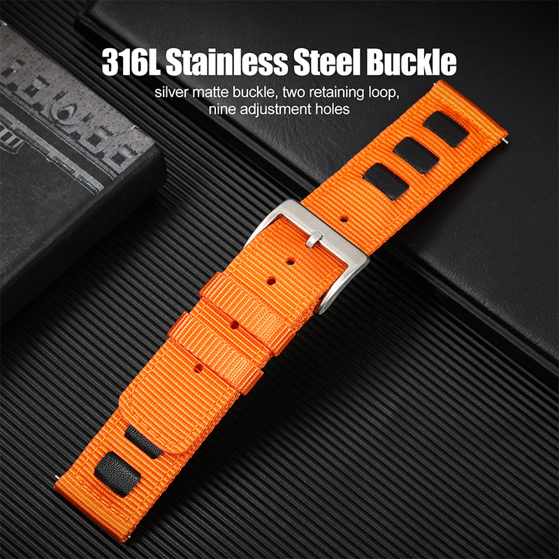 Fast release fashion nylon fabric strap
