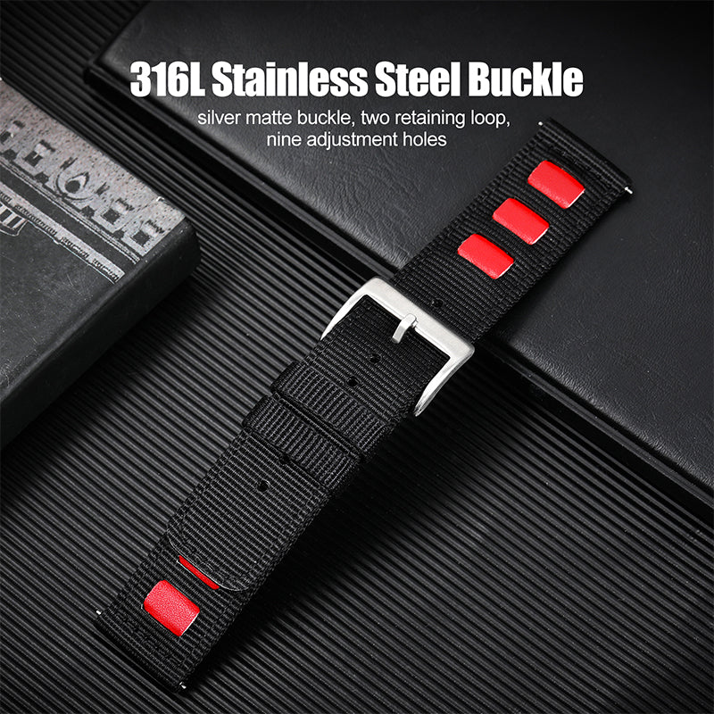 Fast release fashion nylon fabric strap