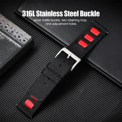 Fast release fashion nylon fabric strap