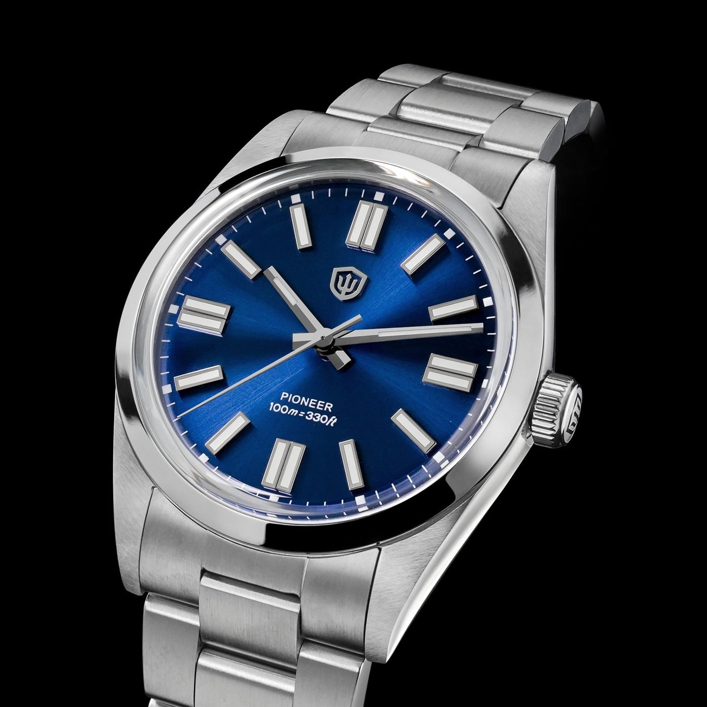 Watchdives WD1016B 37mm Pioneer VH31 Men Watch