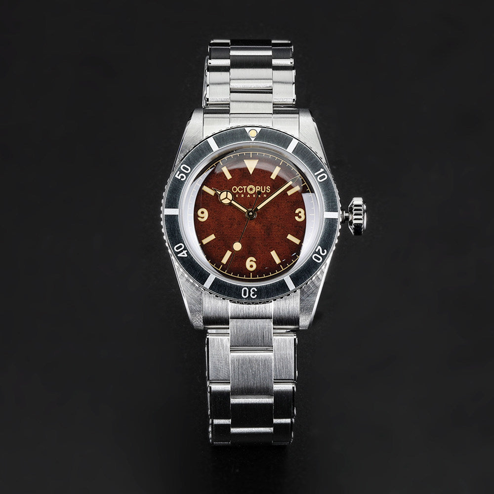 Octopus Kraken OCT-0028 37mm Vintage Skin Diver Watch with Benz