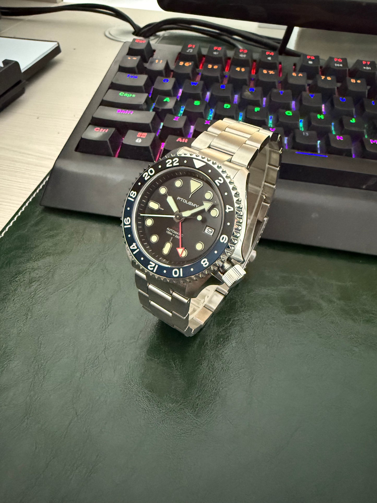 PTOLEMY 44.8mm NH34 Automatic Dive Watch