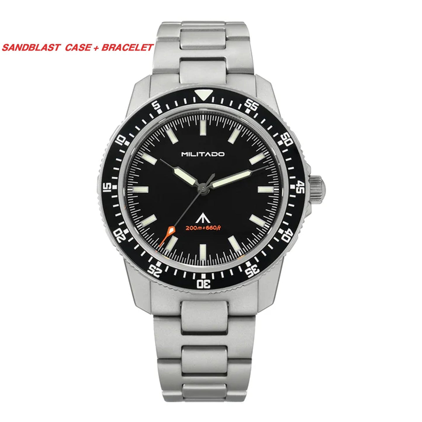 Militado 39.5mm Men Watch VH31 Sweeping Movt ML25