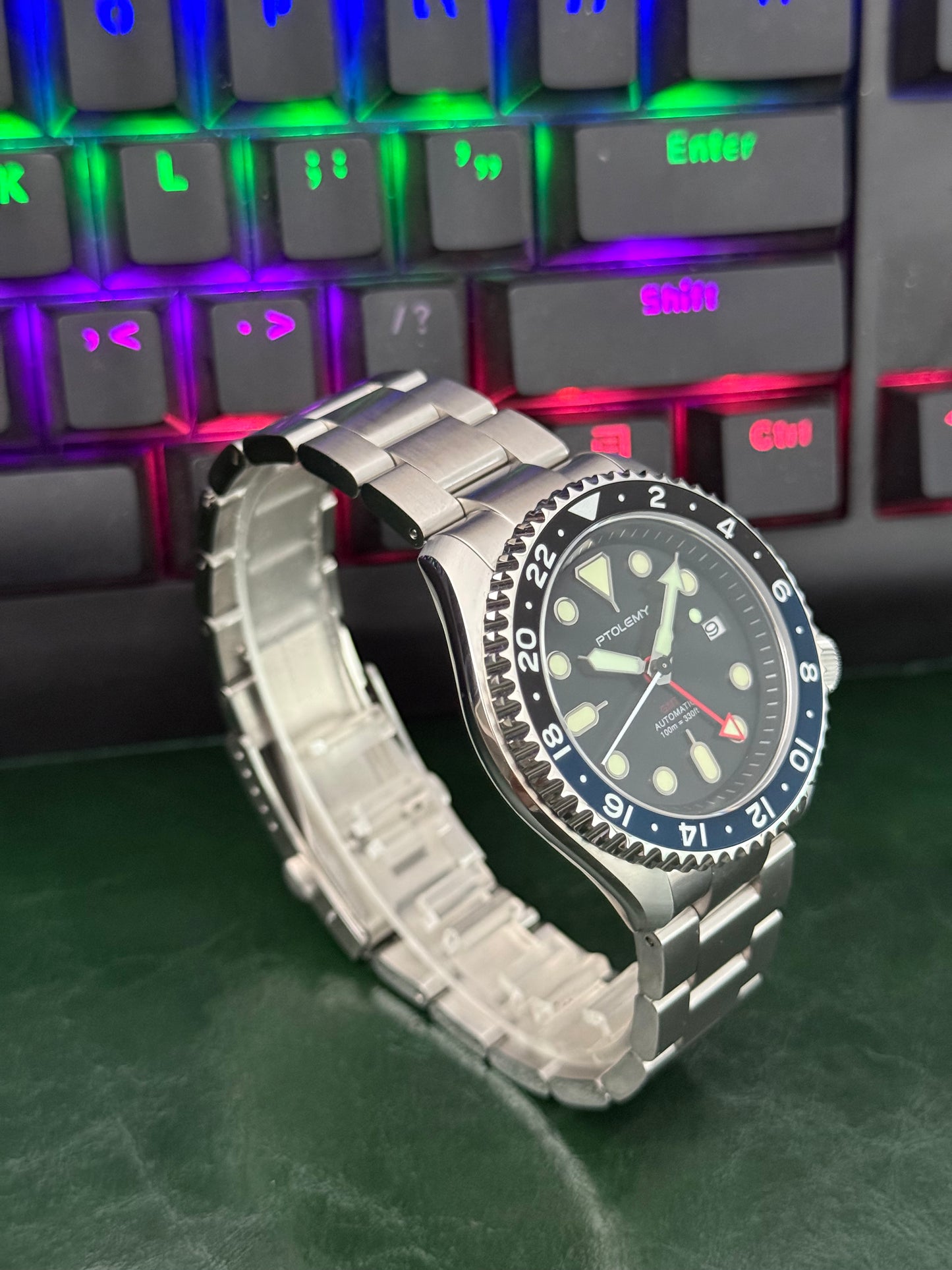 PTOLEMY 44.8mm NH34 Automatic Dive Watch