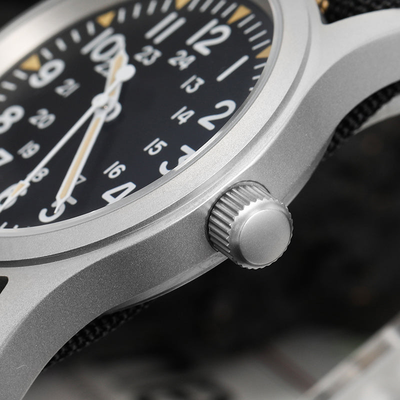 Militado 38mm Sapphire Crystal Pilot Field Watch ML05