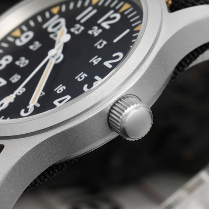 Militado 38mm Sapphire Crystal Pilot Field Watch ML05