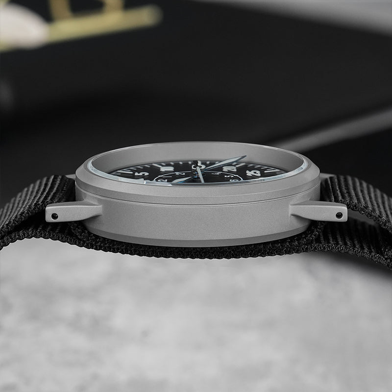 Militado 37mm Sapphire Crystal Retro Flieger Pilot Watch Ml10 V2