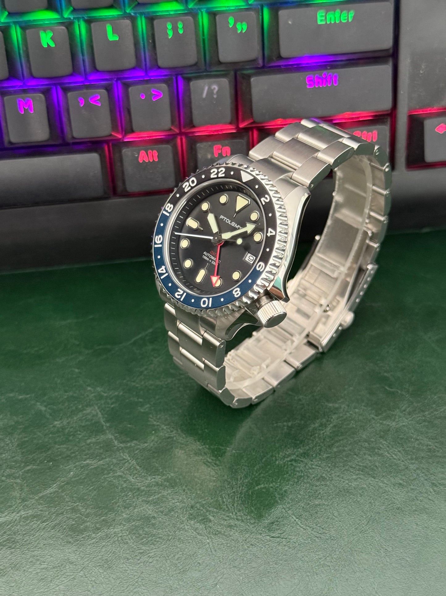 PTOLEMY 44.8mm NH34 Automatic Dive Watch