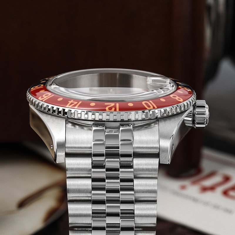 IXDAO 6542 Vintage 38MM NH34 GMT 904L Automatic Dive Watch