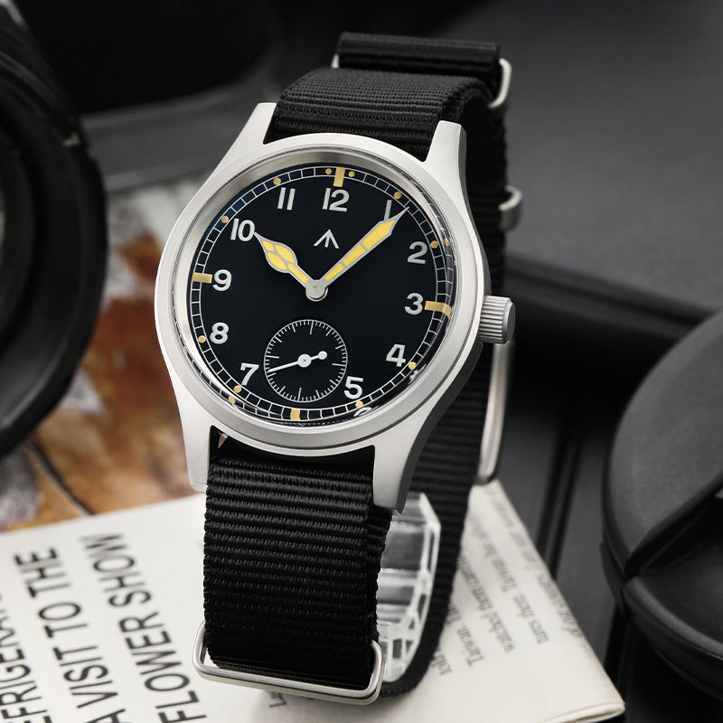 Militado 36mm D12 Quartz Field Watch - Cathedral Hands