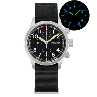 Militado Retro VK67 Quartz Chronograph Watch 3 Dial Thorn Watch Official Store