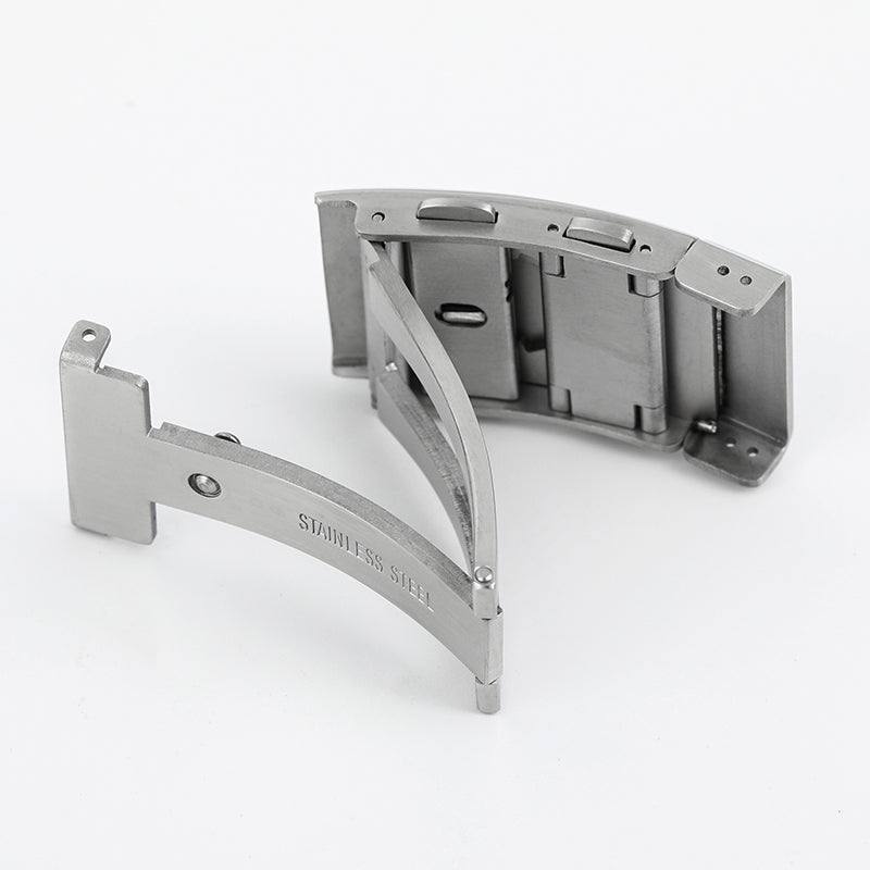 316L Stainless Steel 18mm 20mm 22mm Entendable Adjustable Folding Watch Buckle