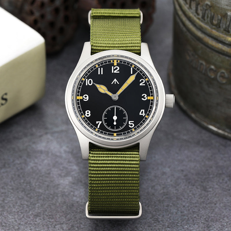 Militado 36mm D12 Quartz Field Watch - Cathedral Hands