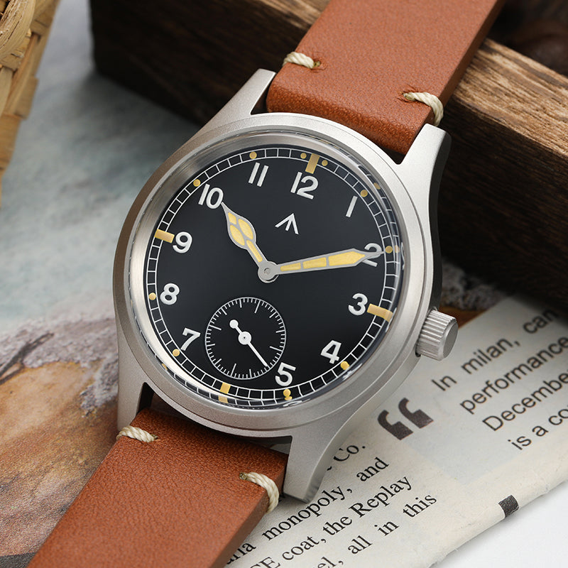 Militado 36mm D12 Quartz Field Watch - Cathedral Hands