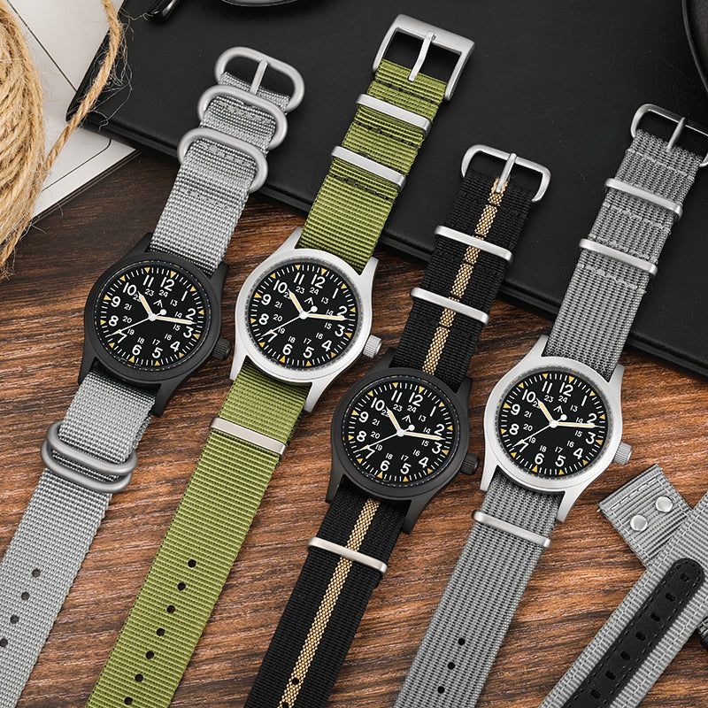 Militado 38mm Sapphire Crystal Pilot Field Watch ML05