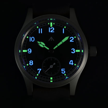 Militado 36mm D12 Quartz Field Watch - Cathedral Hands