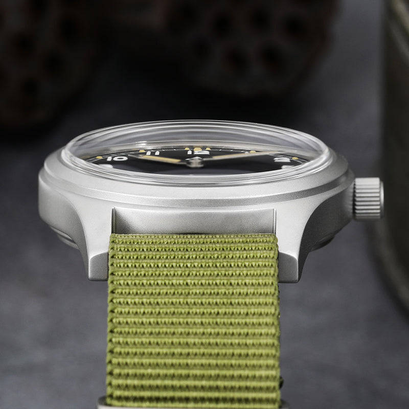 Militado 36mm D12 Quartz Field Watch - Cathedral Hands
