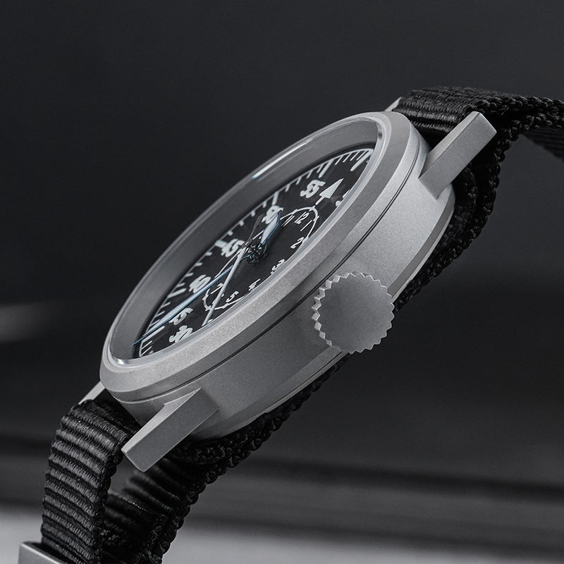 Militado 37mm Sapphire Crystal Retro Flieger Pilot Watch Ml10 V2