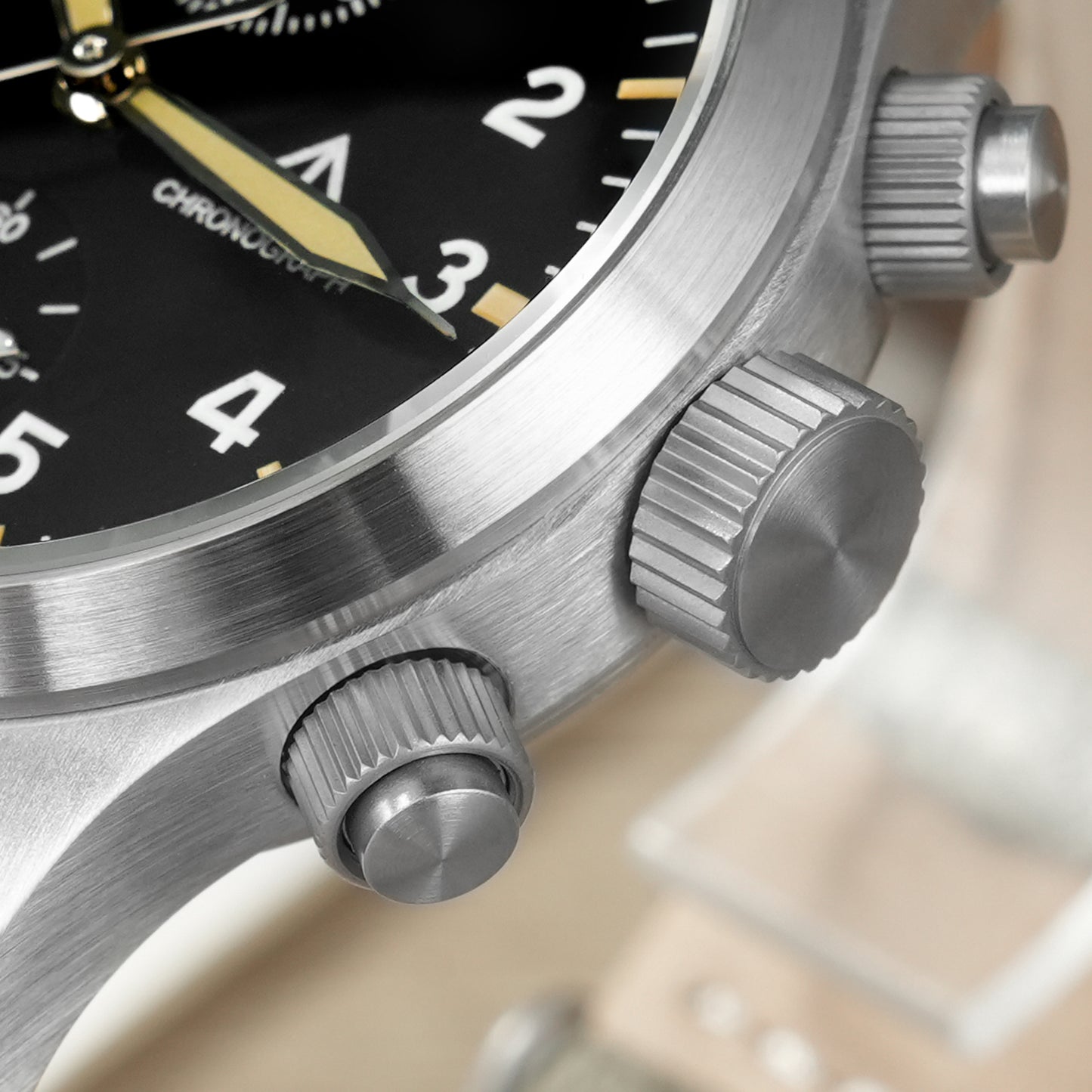 ★New Arrival★ Militado Retro 39mm Chronograph Watch Ml1868-3