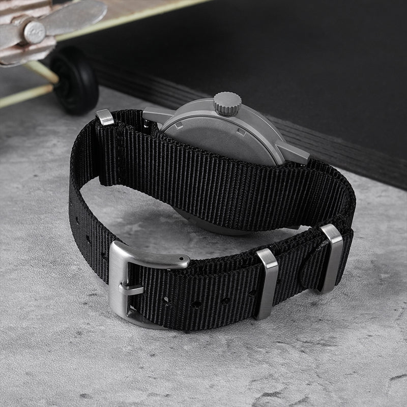 Militado 37mm Sapphire Crystal Retro Flieger Pilot Watch Ml10 V2