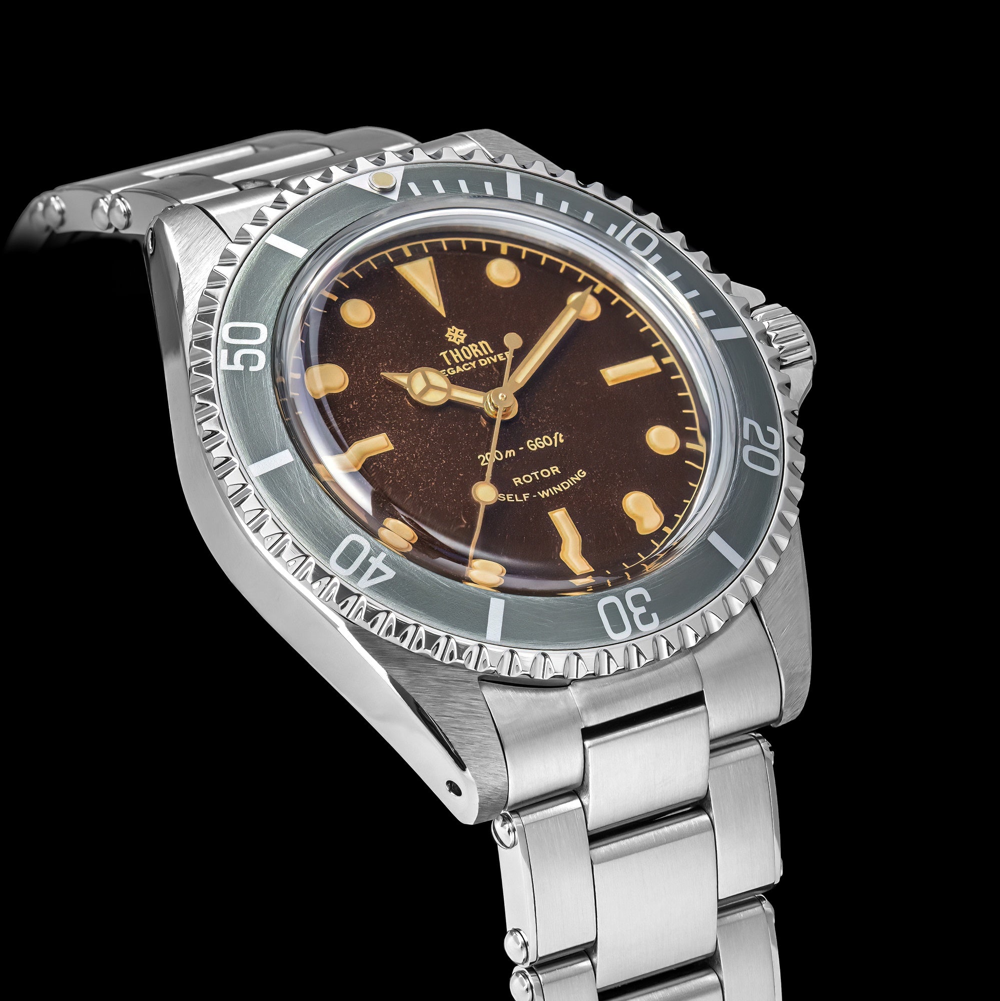 Thorn T023 40mm PT5000 Automatic Mechanical Dive Watch – Vintage