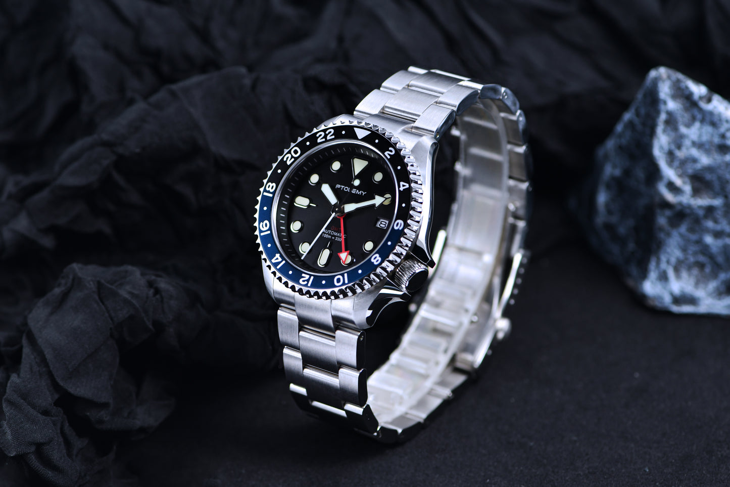 PTOLEMY 44.8mm NH34 Automatic Dive Watch