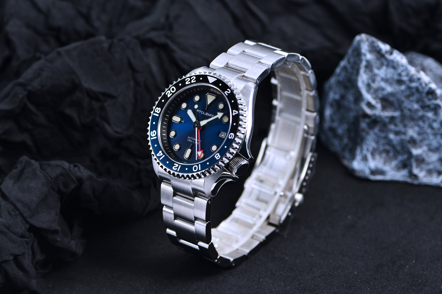 PTOLEMY 44.8mm NH34 Automatic Dive Watch