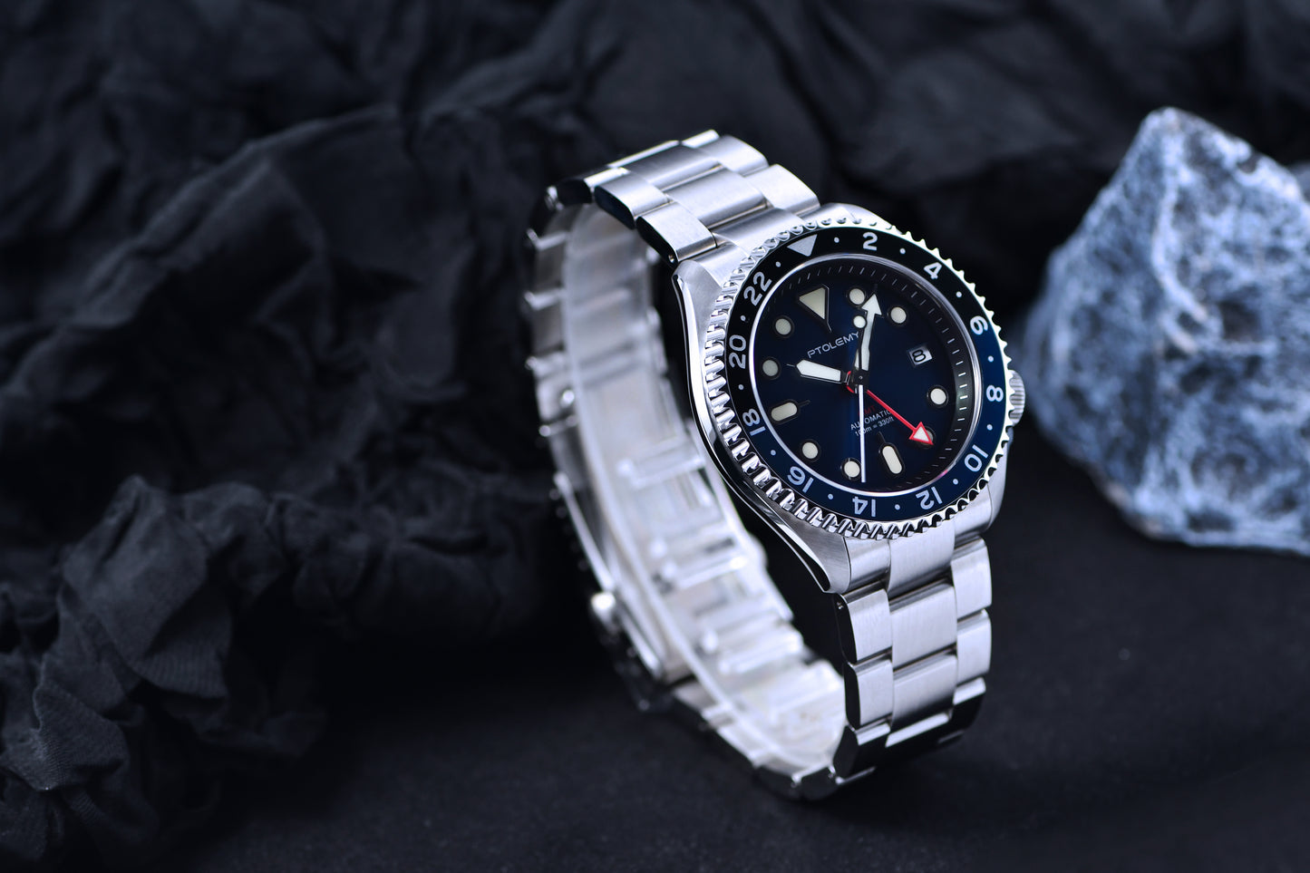 PTOLEMY 44.8mm NH34 Automatic Dive Watch