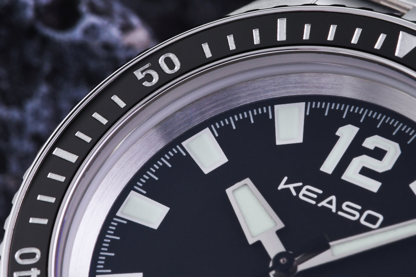 ★New Arrival★KEASO 39mm Quartz Diver Men Watch