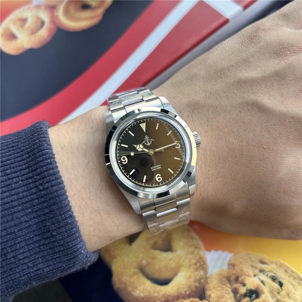 Hruodland 36mm NH38 Vintage Men Watch F029