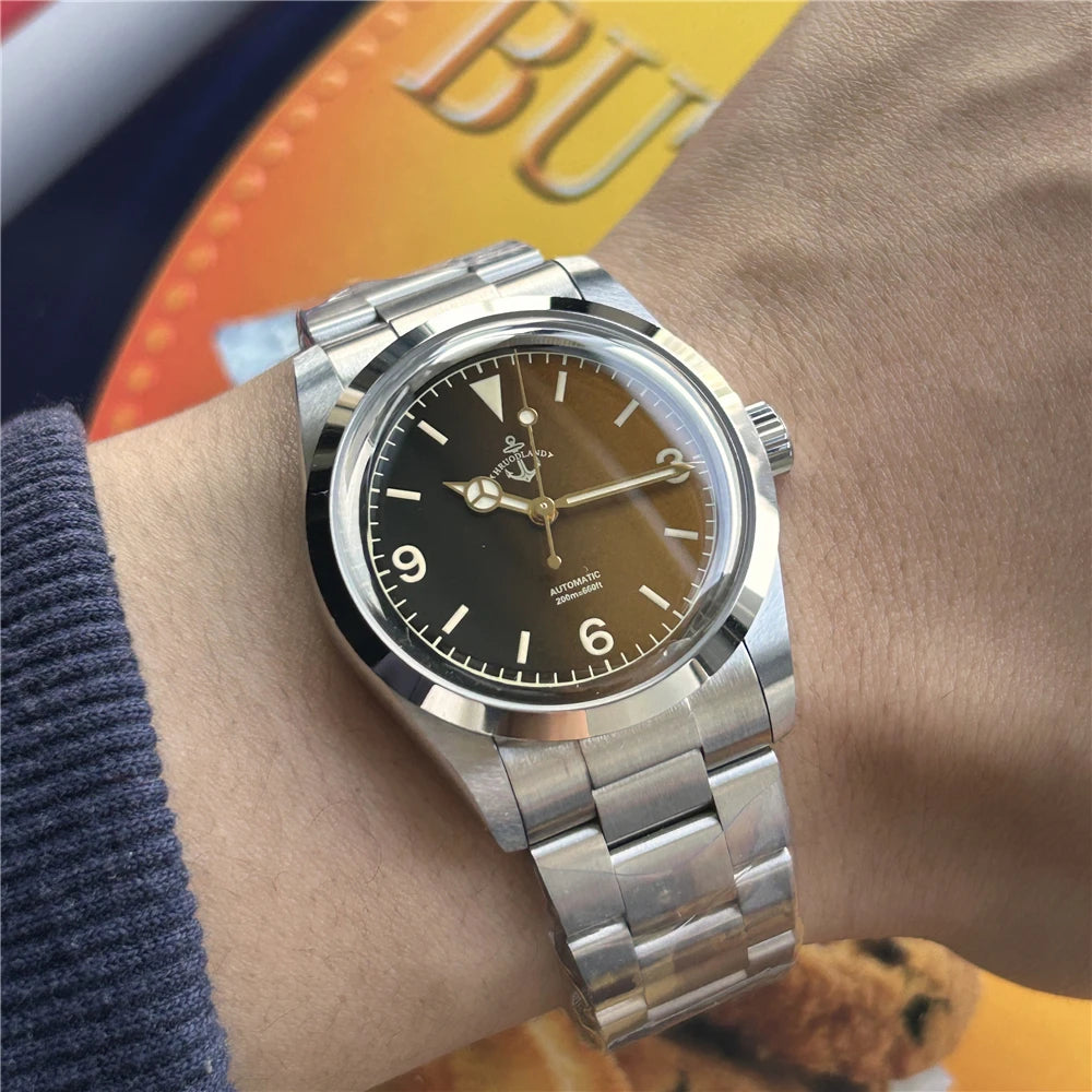 Hruodland 36mm NH38 Vintage Men Watch F029