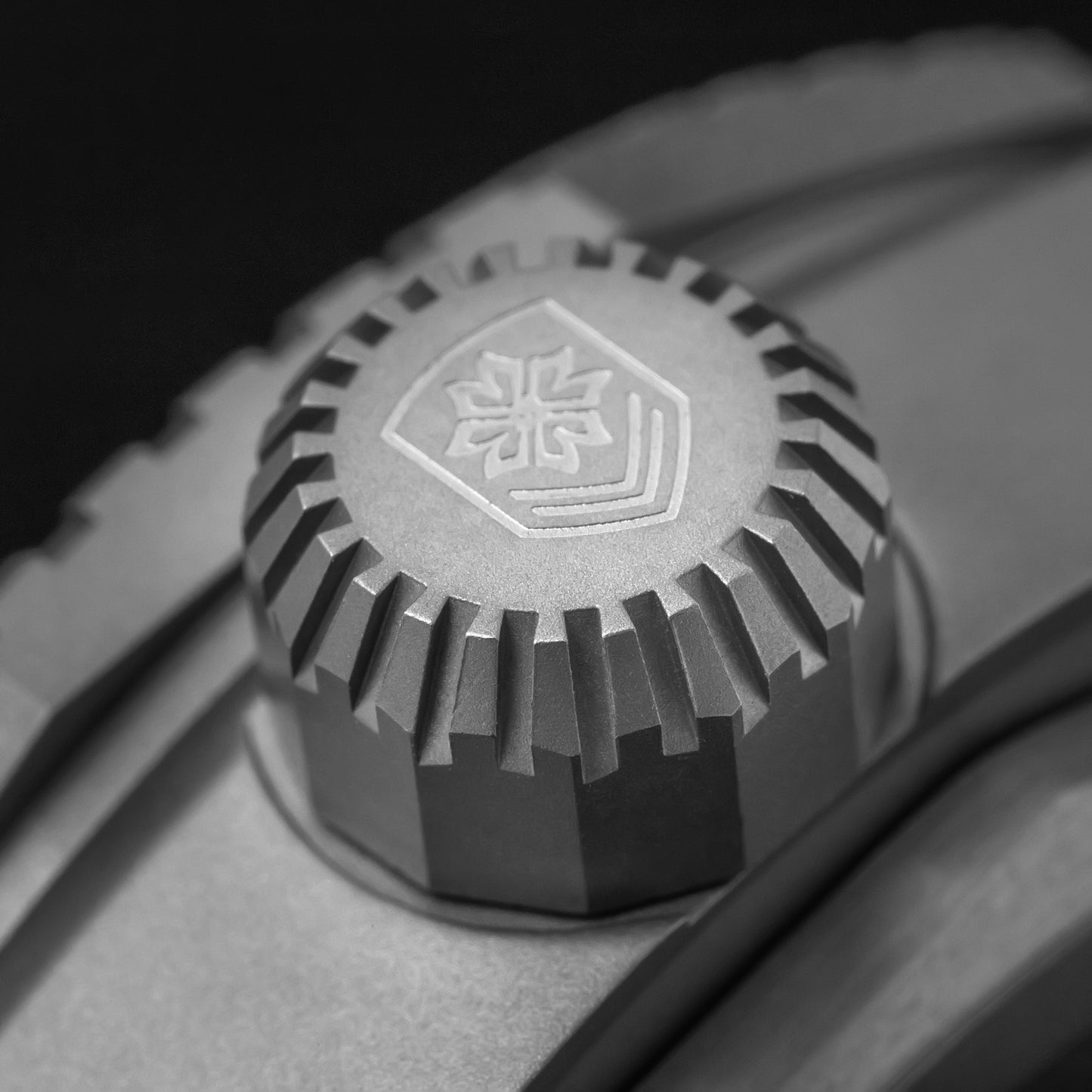 Grade 2 titanium case automatic dive watch