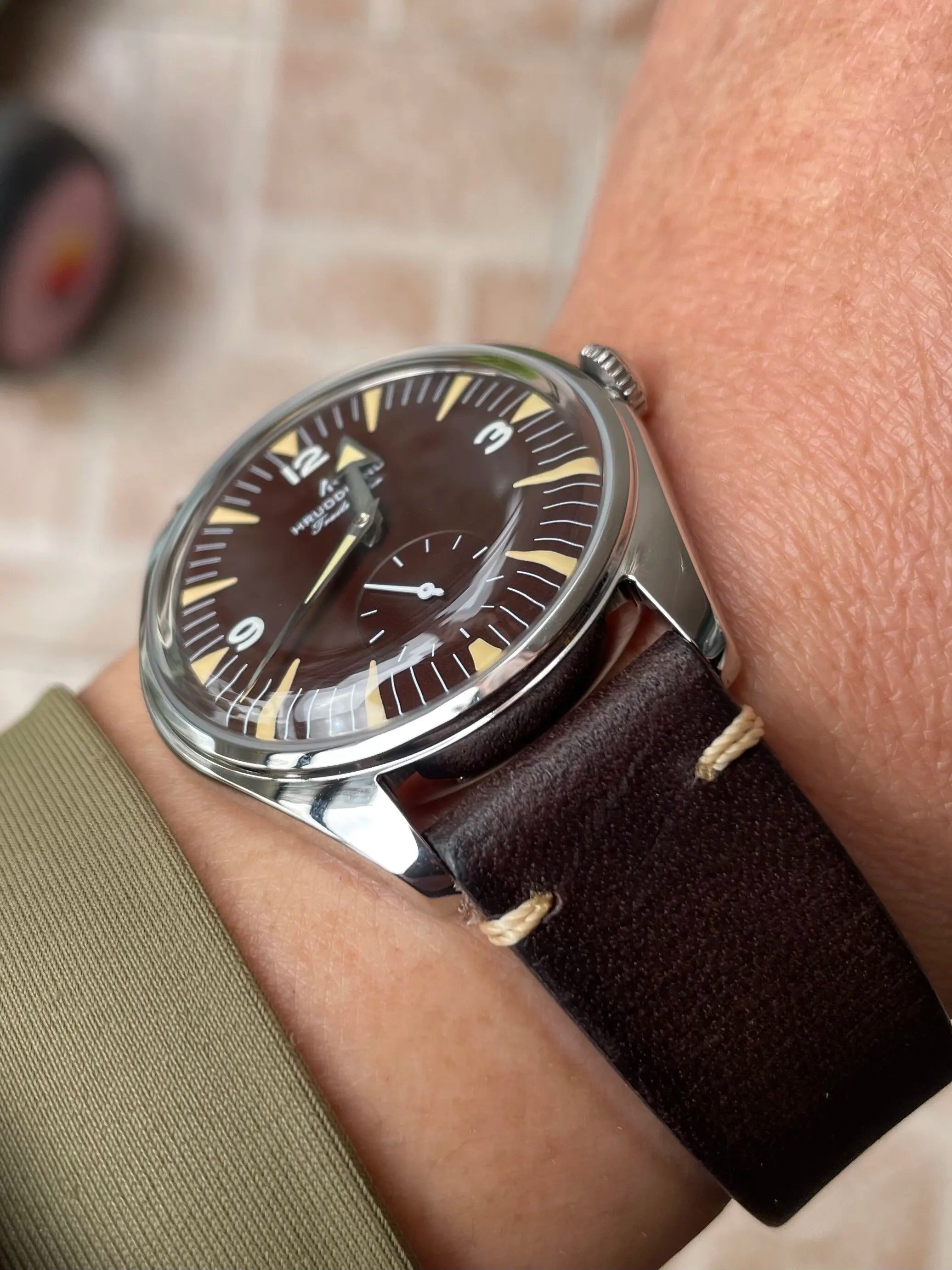 Hruodland 36mm Vintage VD78 Men Watch F033 – Thorn Watch Official