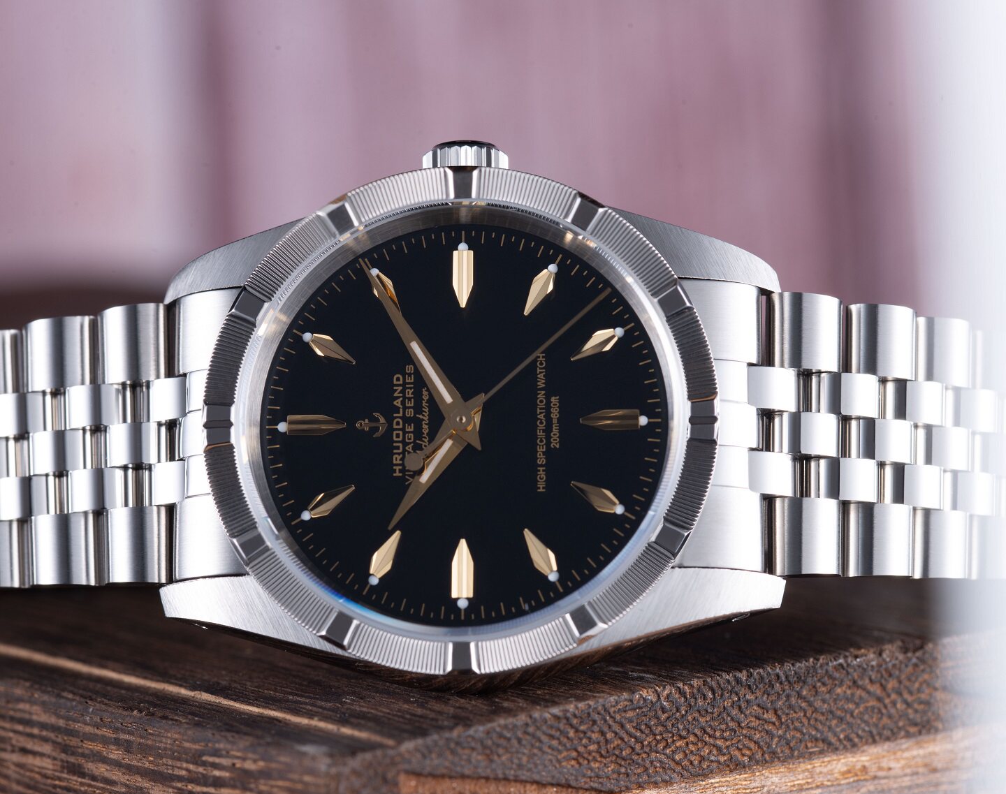 Hruodland 36mm PT5000 Automatic Dress Watch F034