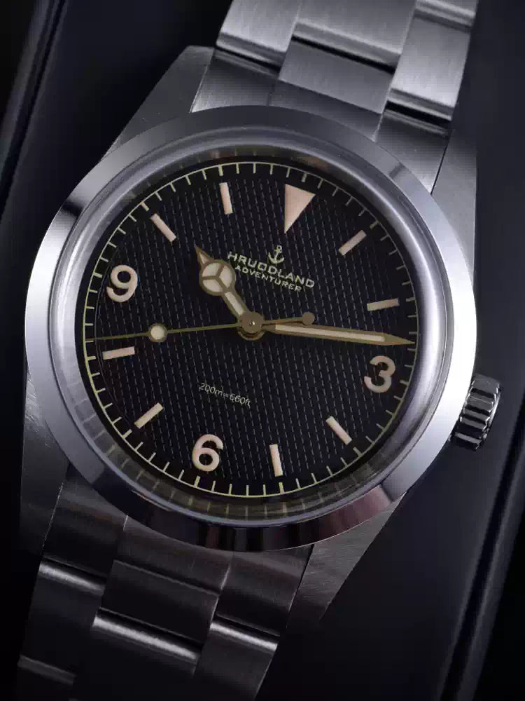 Hruodland 36mm NH38 Vintage Men Watch F029