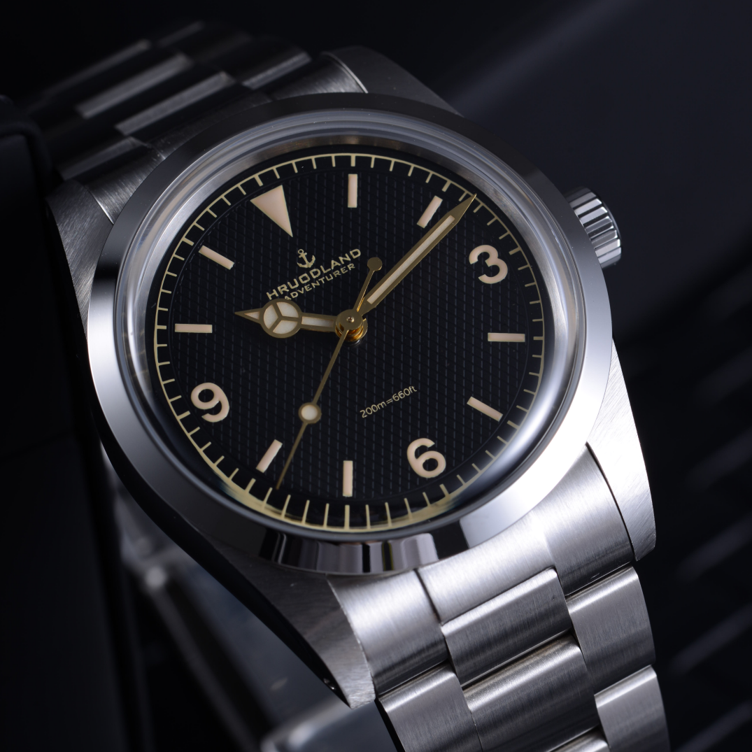 Hruodland 36mm NH38 Vintage Men Watch F029