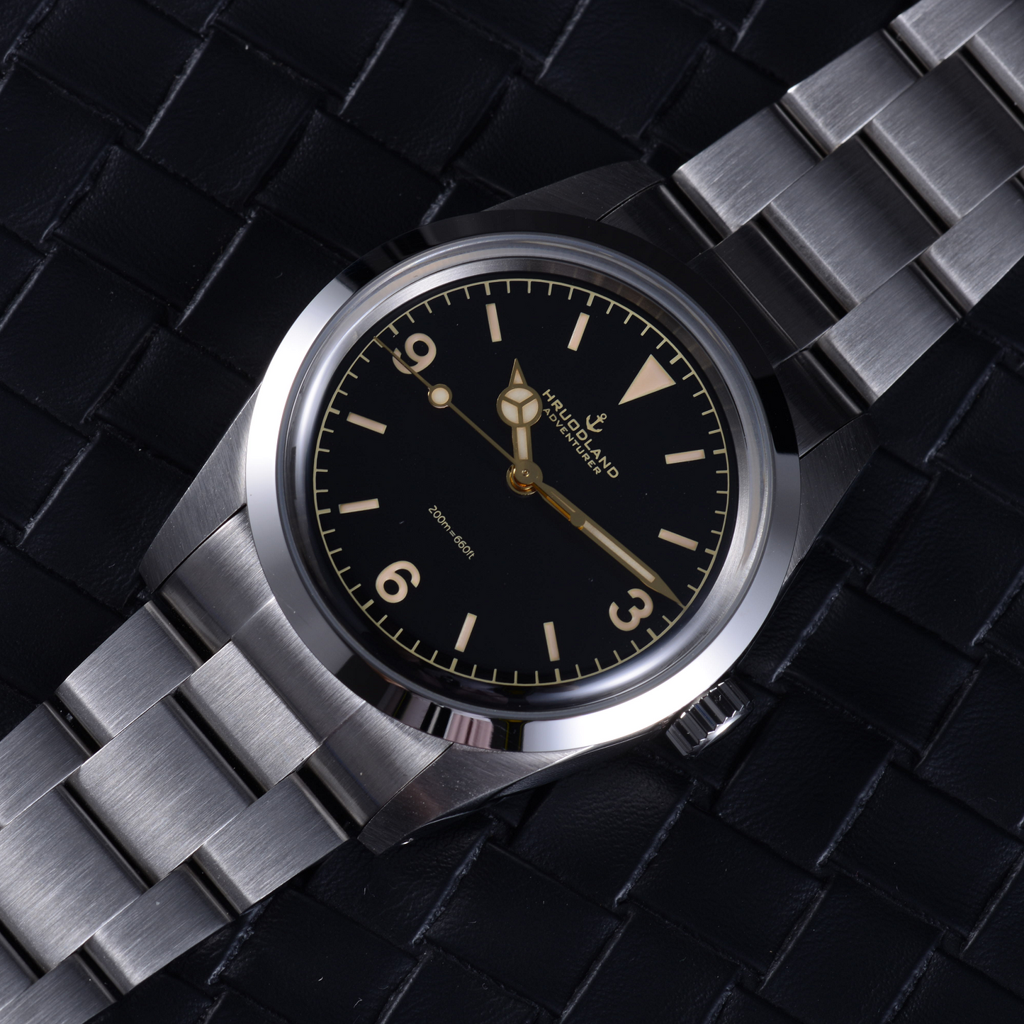 Hruodland 36mm NH38 Vintage Men Watch F029