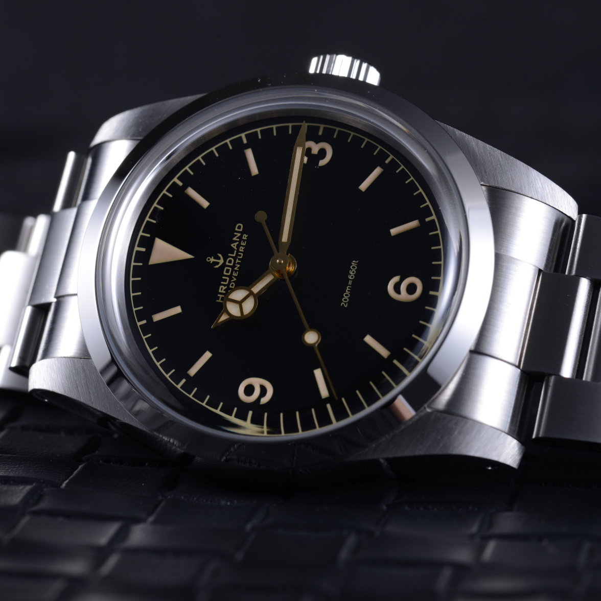 Hruodland 36mm NH38 Vintage Men Watch F029